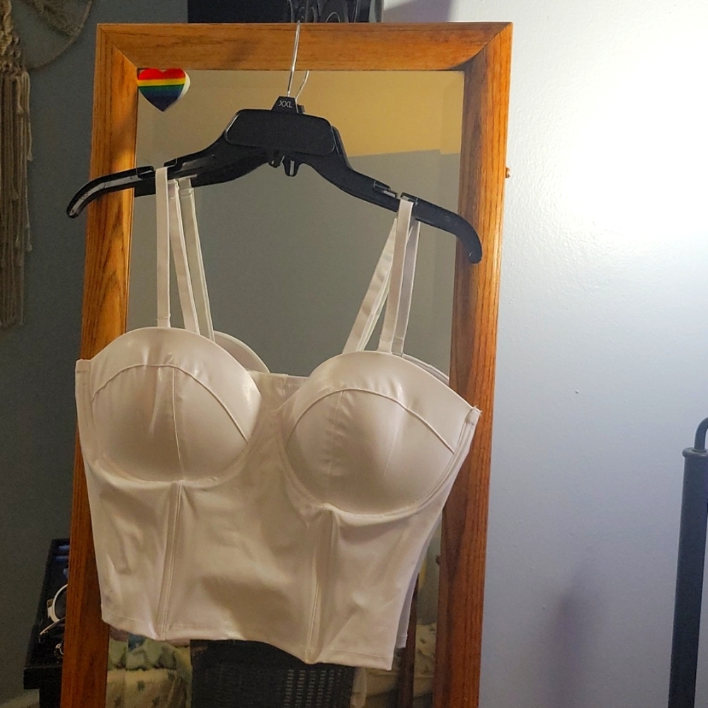 White Corset Top